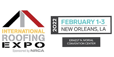 Tradeshow: International Roofing Expo 2022 (IRE 2022, New Orleans)