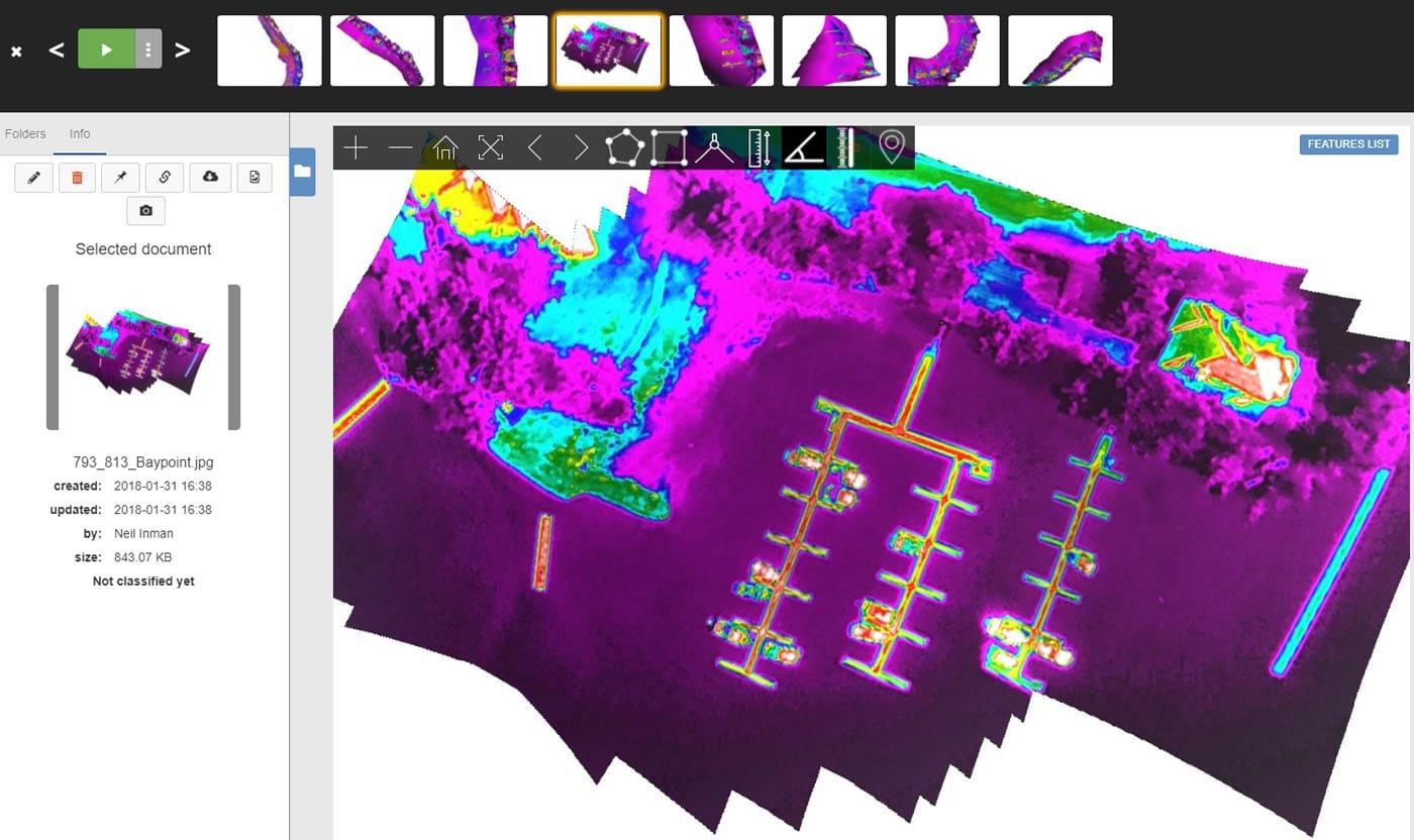 Water Discharge Thermal Mapping