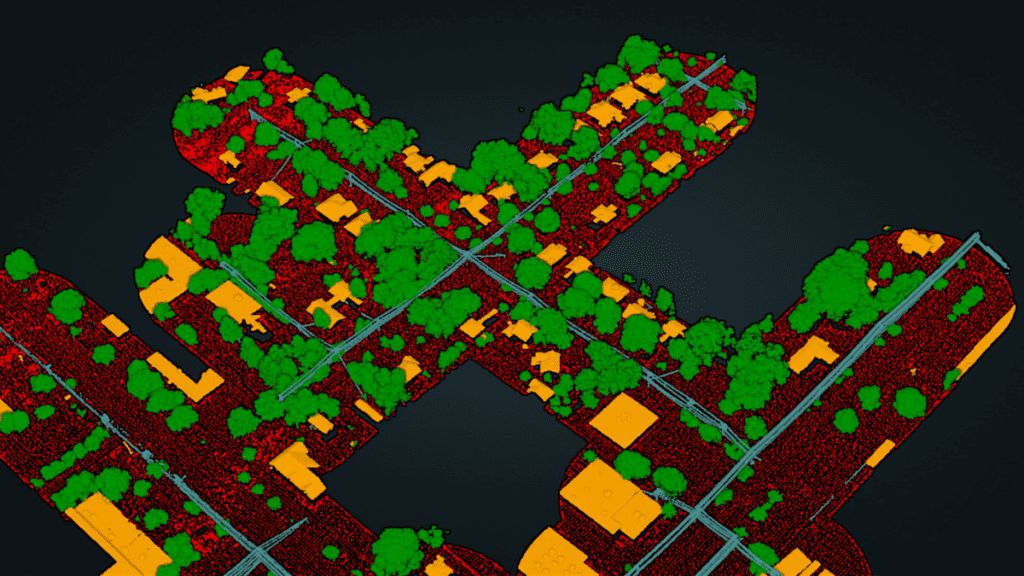 vegetation management program with LiDAR scans