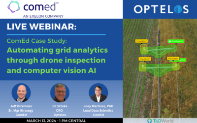 Live Webinar – ComEd Case Study: Automating grid analytics through drone inspection and computer vision AI